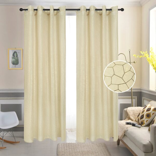 High Quality Bulk Items Wholesale Hot Stamping Gold Curtains Rideaux De Salon All Dolly Sheer Curtain