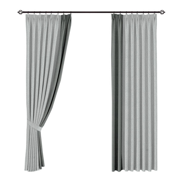 Customized Wireless Motorize Curtains for Hotel Project Blackout and Fireproof  Drapes Electric Curtain Track