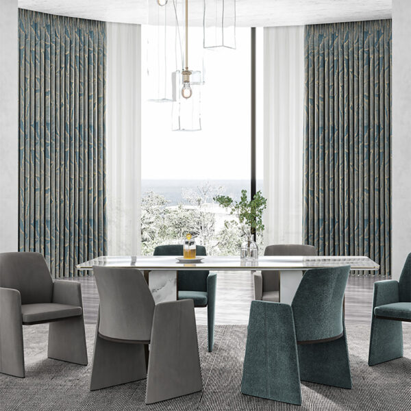 Flame Retardant Curtains Smart Home Compatible Blinds,  Curtains Modern Design OEM/ODM