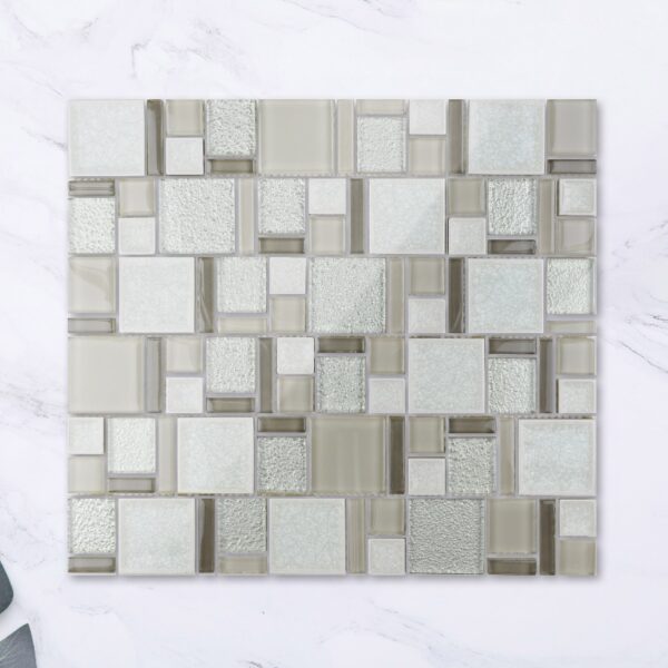 Mosaic Supplier Wholesale Glass Mosaic Tile Lndoor Kitchen Bathroom Wall Decoration Tiles Background Art Mosaic