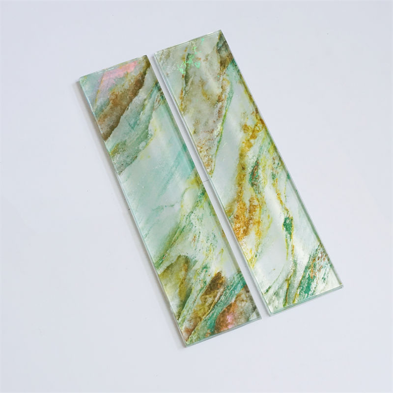 Marble Glass Mosaic Tile for Bathroom Wall Tiles Decoration Customized Patterns