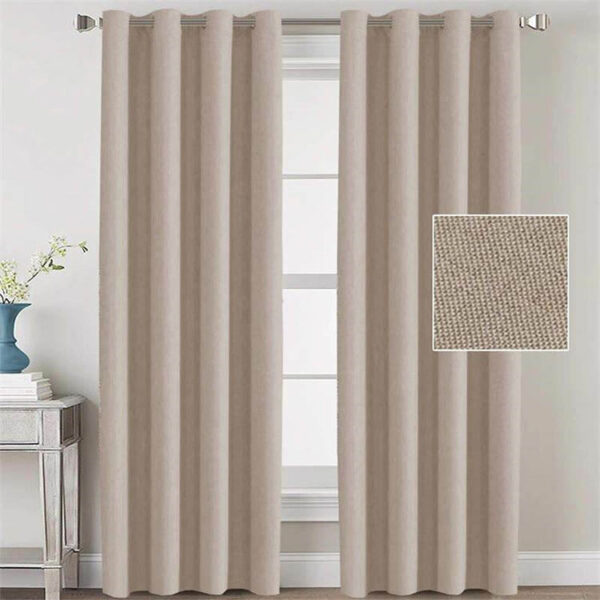 Handcrafted Embroidered Drapes - Custom Size, Permanent Flame Retardant, Suitable for Hotel Apartments
