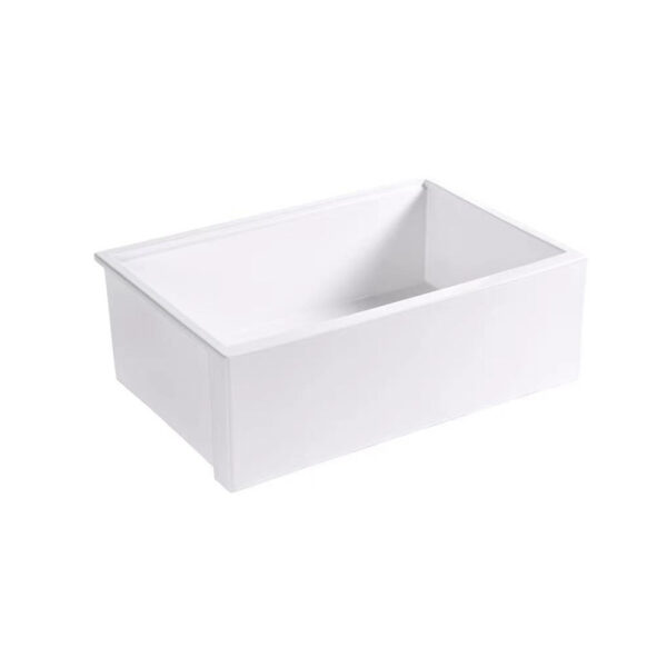 Kitchen Sink Apron Front Ceramic Porcelain Single Bowl Farmhouse Kitchen Sink