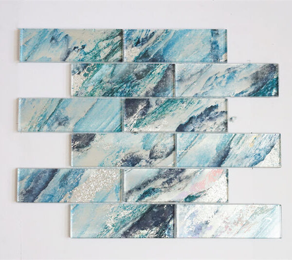 Factory Wholesale Glass Mosaic Tile for Bathroom Wall Decoration Tiles