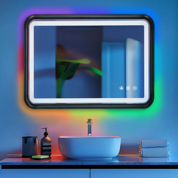 Modern Design Smart Bathroom Mirror Glass LED TV Mirror