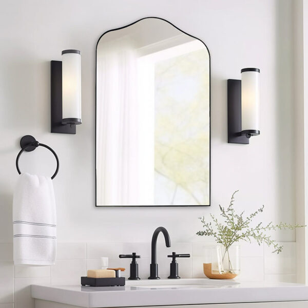 Modern Luxury Aluminium Wall Mounted Mirror Contemporary Design