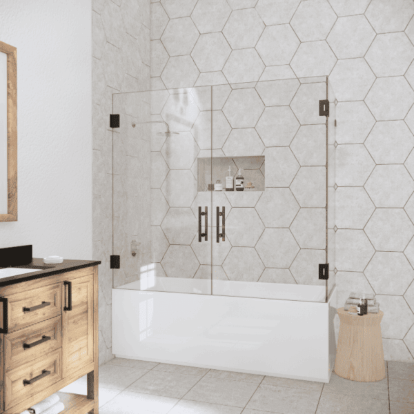 Space-Saving Bathtub Shower Doors Wholesale Price & Factory Quality Guaranteed