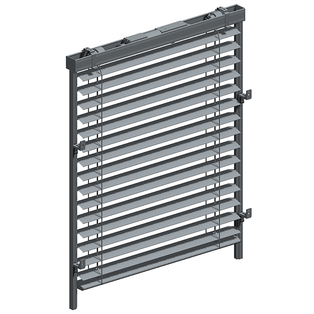 Modern Outdoor Electric 50mm Outdoor Aluminum Venetian Blinds Waterproof Sunproof Window Cover for Project