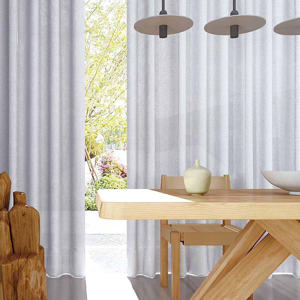 Solid Color Room-Darkening Wave Blackout Curtains Modern Style Flame Retardant Insulated All-Season for Home and Hotel Use